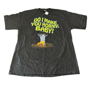 VTG 90s AUSTIN POWERS DO I MAKE YOU HORNY BABY YEAH MIKE MYERS t-shirt XL NWT